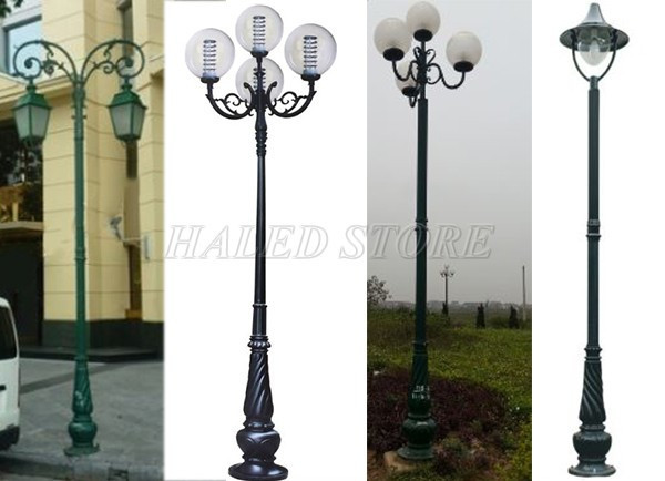 Hình ảnh cột đèn sân vườn banian