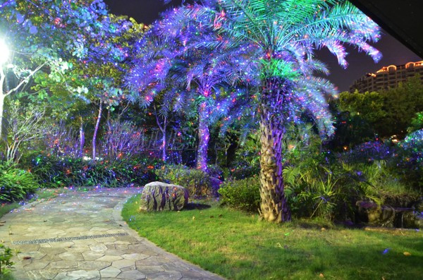 trang-tri-den-doi-mau-sac-cho-san-vuon