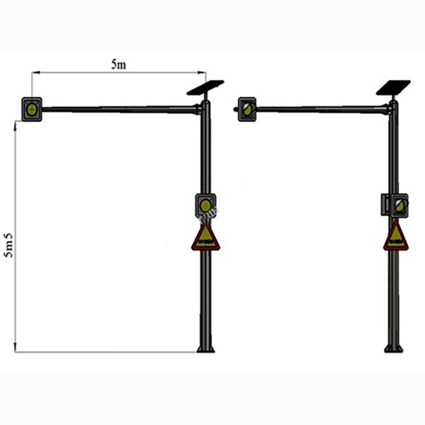 Hình ảnh cột đèn chiếu sáng giao thông