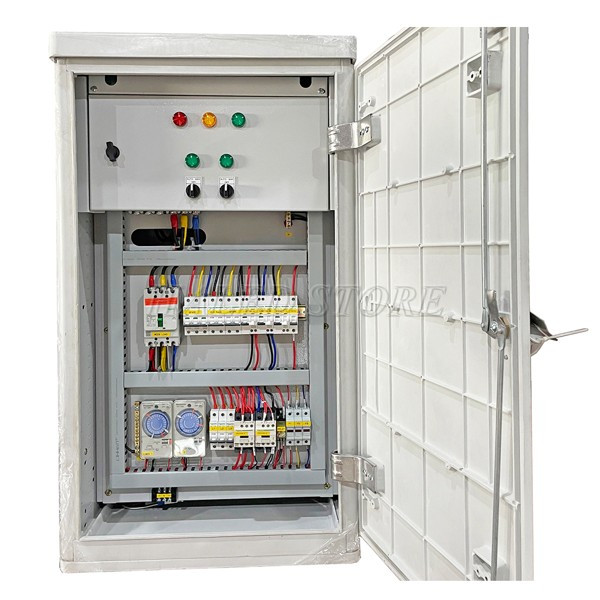 Tủ điện chiếu sáng ngoài trời kiểm soát viêc bật/tắt ánh sáng