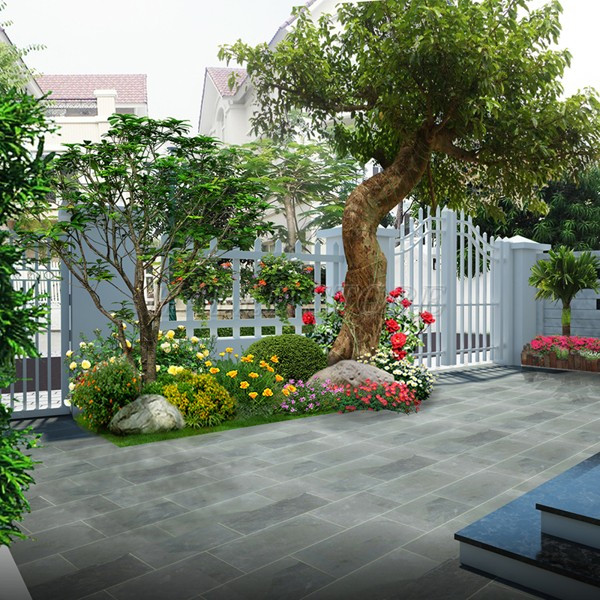 mau-trang-tri-cay-canh-trong-san-vuon-theo-nhom