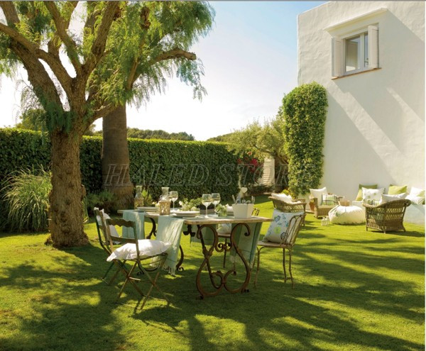 tham-co-xanh-san-vuon-nho-sau-nha