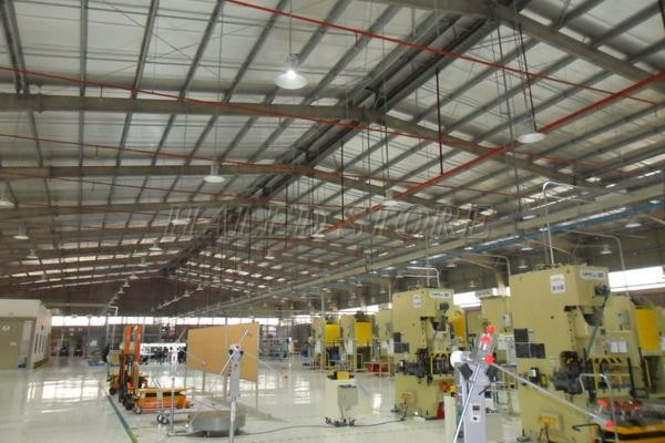 Yêu cầu thiết kế thi công đèn nhà xưởng 