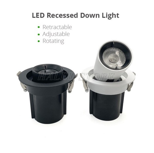 Đèn LED âm trần xoay góc 360 độ 