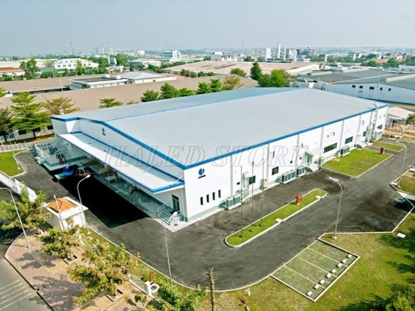 Mẫu nhà xưởng lắp ráp đẹp