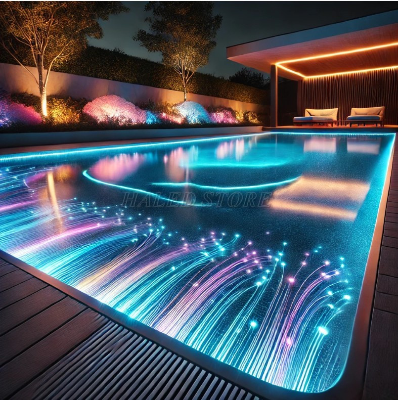 Đèn trang trí viền hồ