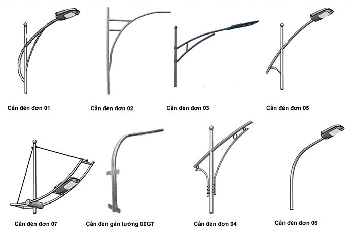 cột đèn chiếu sáng