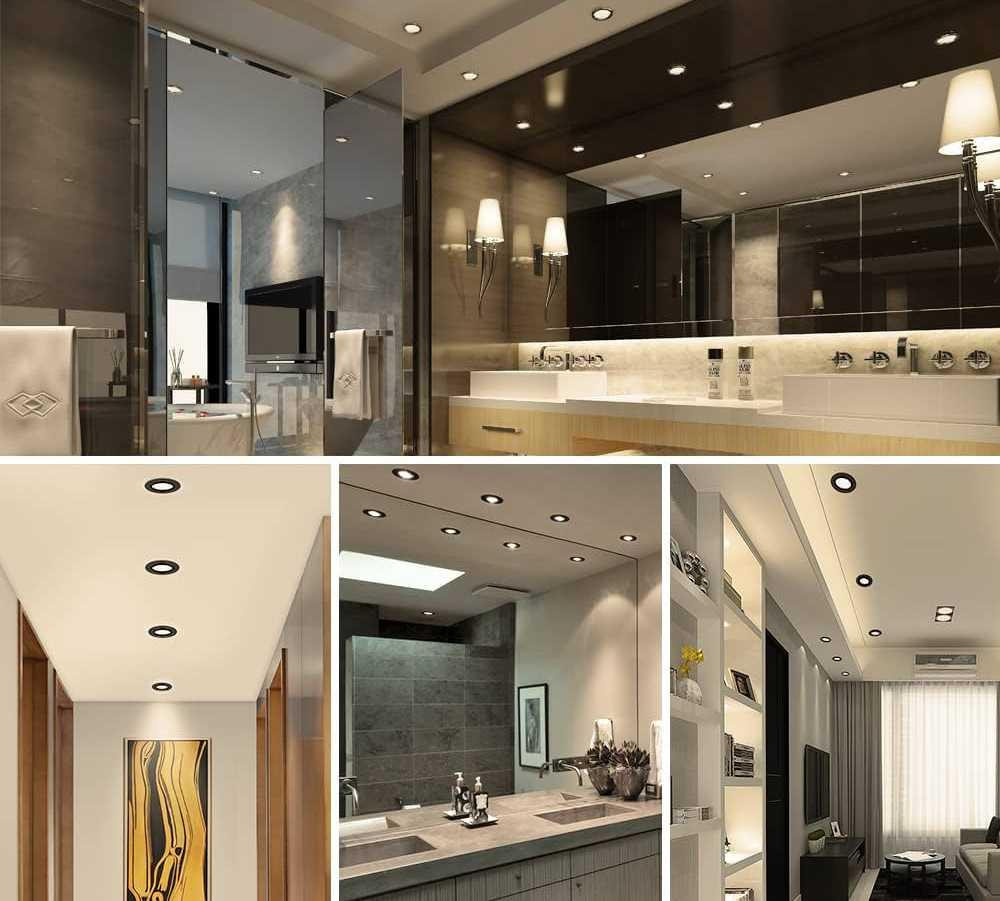 Tùy vào diện tích và tính chất của không gian mà các bạn sẽ lựa chọn đèn LED âm trần có công suất phù hợp. 