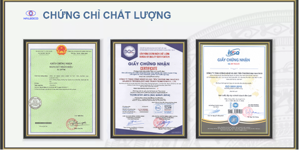 Sản phẩm cần có giấy chứng nhận chất lượng do cơ quan có thẩm quyền cấp. 