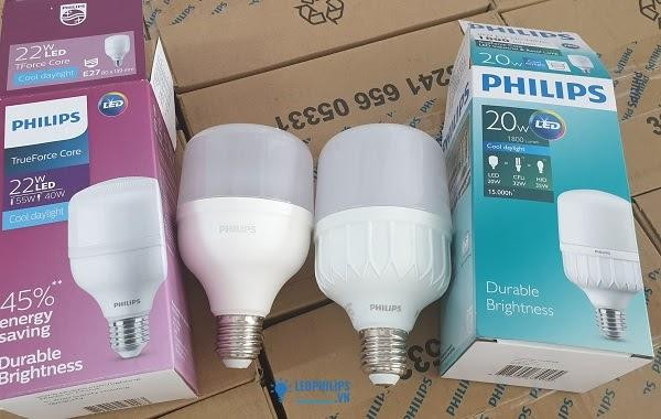 Mua bóng đèn LED Philips chính hãng để đảm bảo quyền lợi. 