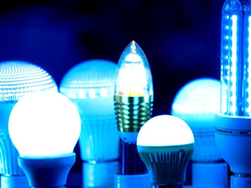 Một số loại đèn LED có ánh sáng xanh gây hại cho mắt. 