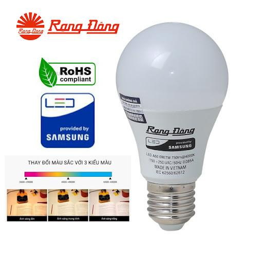Đèn LED Bulb 3 màu 