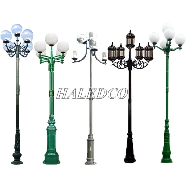 Địa chỉ cung cấp cột đèn sân vườn 5 bóng uy tín và đảm bảo chất lượng 