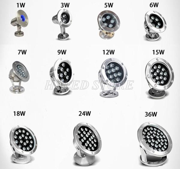 Đèn LED âm nước hồ cá dạng chân đế