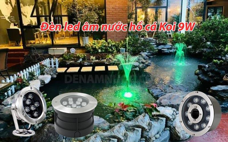 Đèn LED âm nước hồ cá có đặc điểm gì?