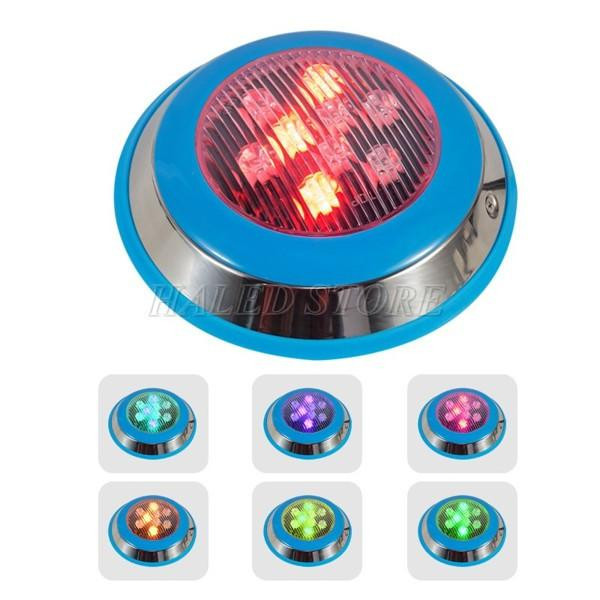 Đèn LED âm nước hồ bơi của HALEDCO có nhiều màu sắc khác nhau. 