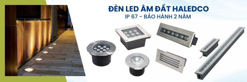 HALED STORE cung cấp sản phẩm đèn LED âm đất của HALEDCO với chất lượng vượt trội. 