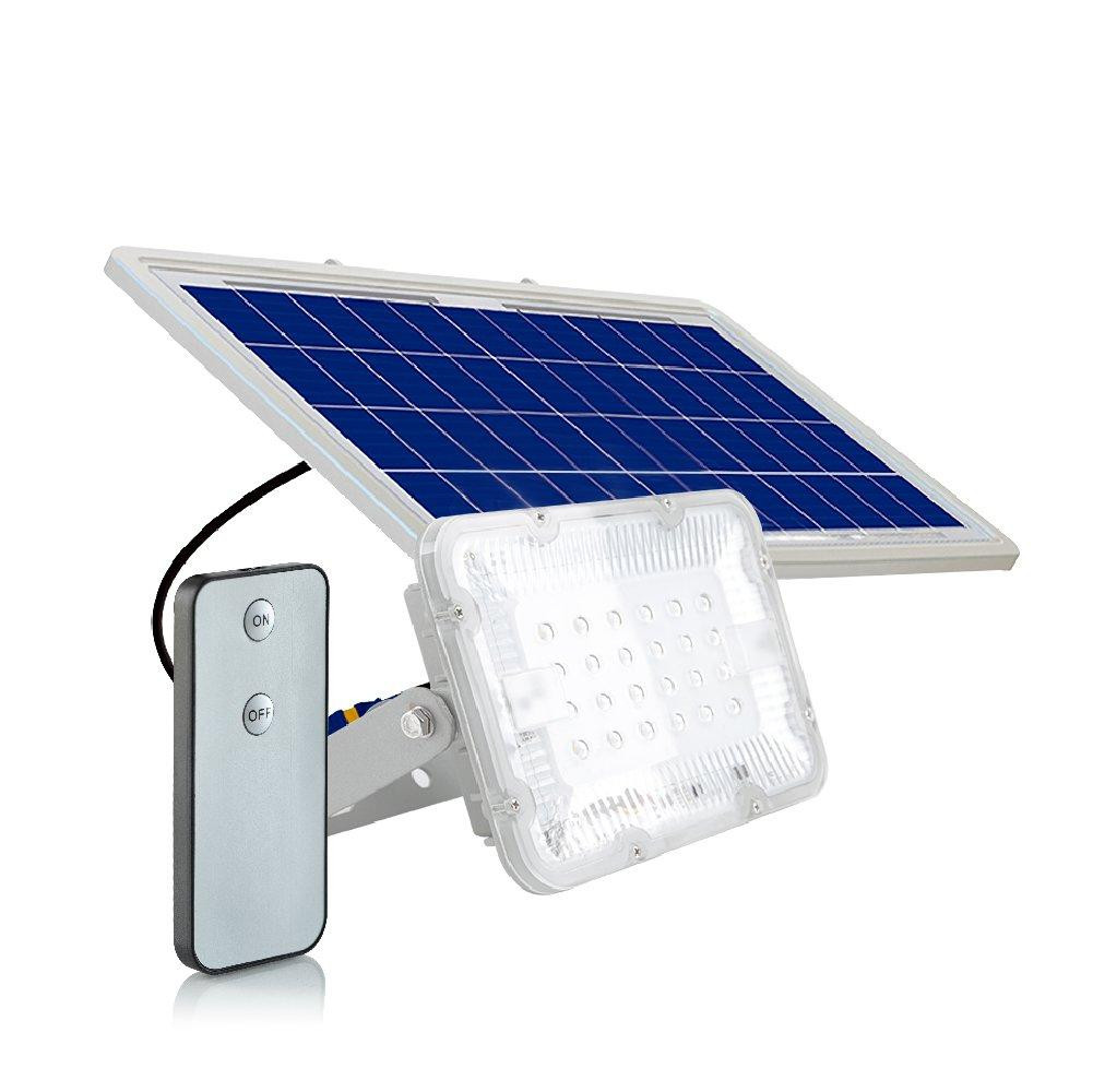 Đèn pha LED mặt trời 40W có tấm pin rời. 