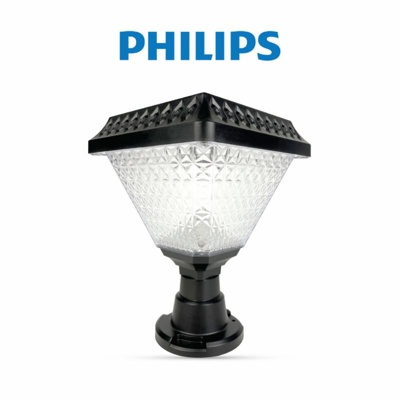 Đèn LED năng lượng mặt trời của Philips không chỉ có thiết kế đẹp mà còn có độ bền cao. 