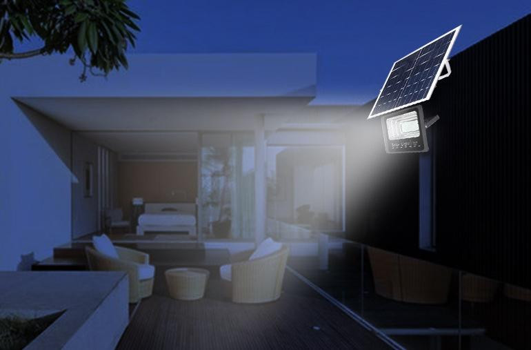 Bảng giá đèn pha năng lượng mặt trời mới cập nhật 