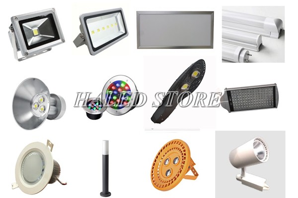 Đèn LED có nhiều kiểu dáng mẫu mã khác nhau