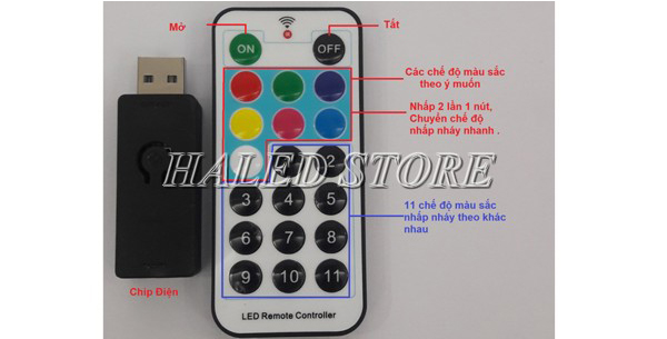 Cách sử dụng remote đèn LED Cách sử dụng remote đèn LED