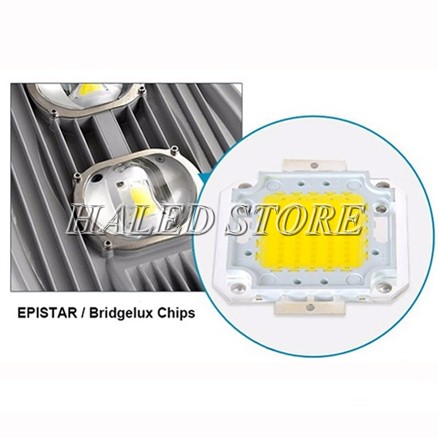 Đèn đường LED HLDAS8-40 sử dụng chip LED COB chính hãng