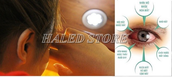 Tác hại của đèn LED với mắt