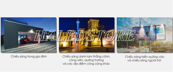 Ứng dụng Đèn pha LED RDDA CP01 SL-10