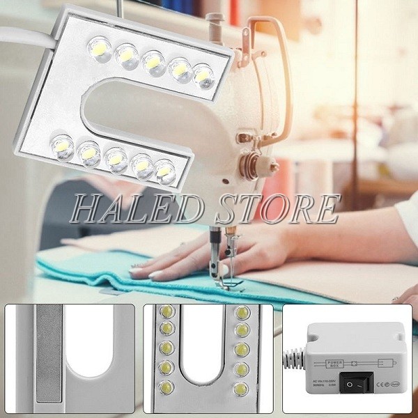Đèn LED máy may chữ U