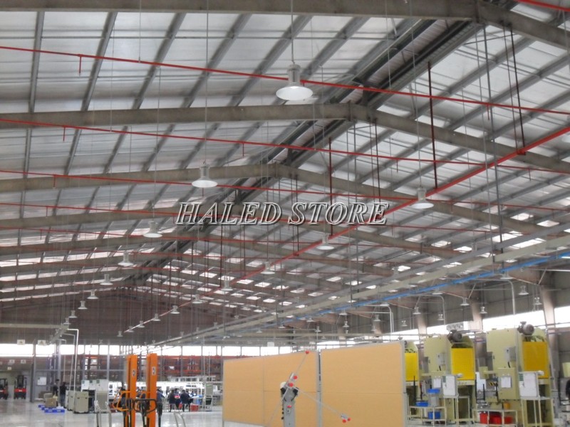 Ứng dụng của đèn LED nhà xưởng HLDAB3-50