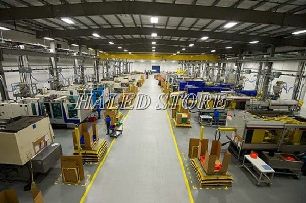 Đèn LED nhà xưởng PLDA BY560P 05/PSU-75 ứng dụng trong chiếu sáng nhà máy