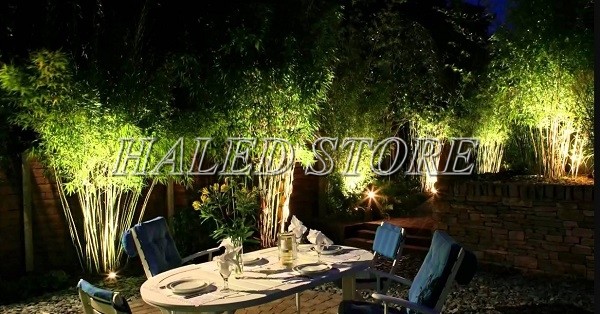 Ứng dụng chiếu sáng của đèn LED chiếu cây HLDAOG1-9 RGB