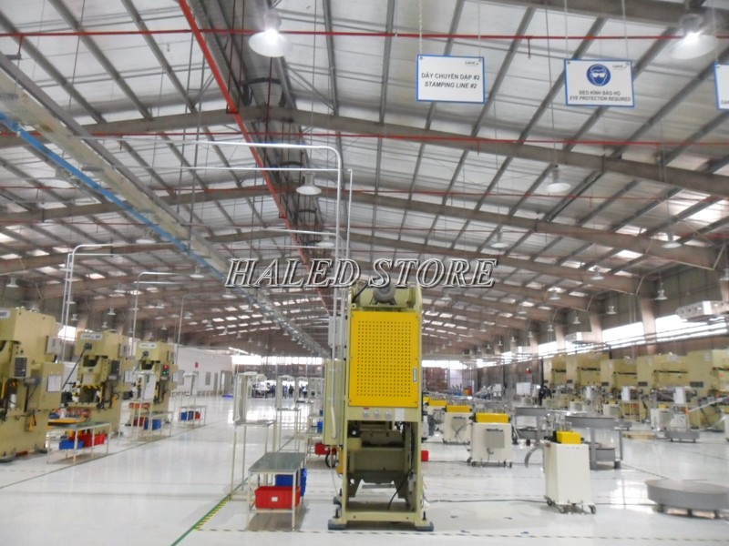 Ứng dụng của đèn LED nhà xưởng HLDAB6-100
